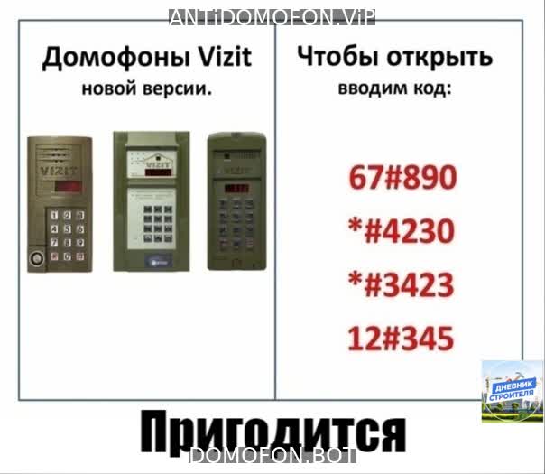 Открыть подъезд кодом Пенза